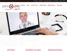 Tablet Screenshot of citydoc.net
